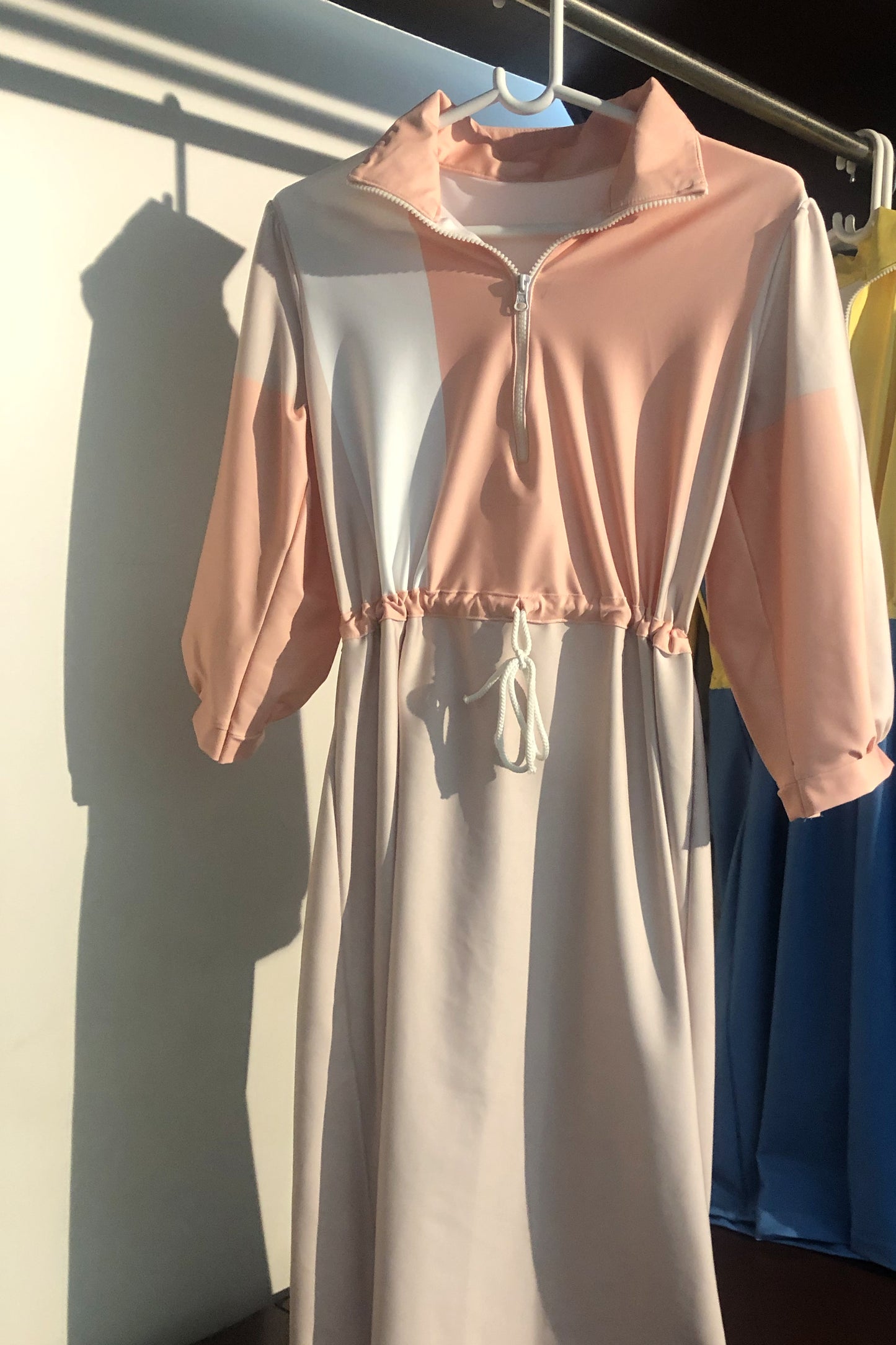 Colour Block Jersey Dress