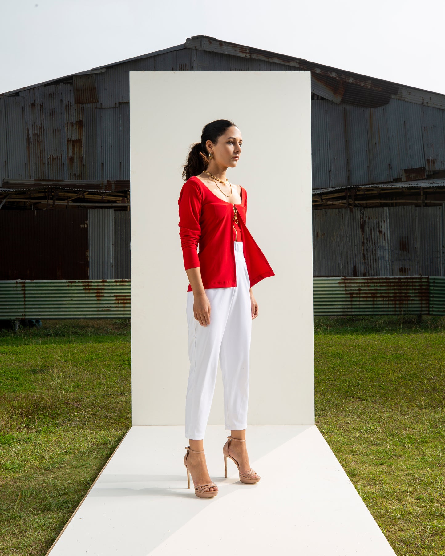 Red Cardigan