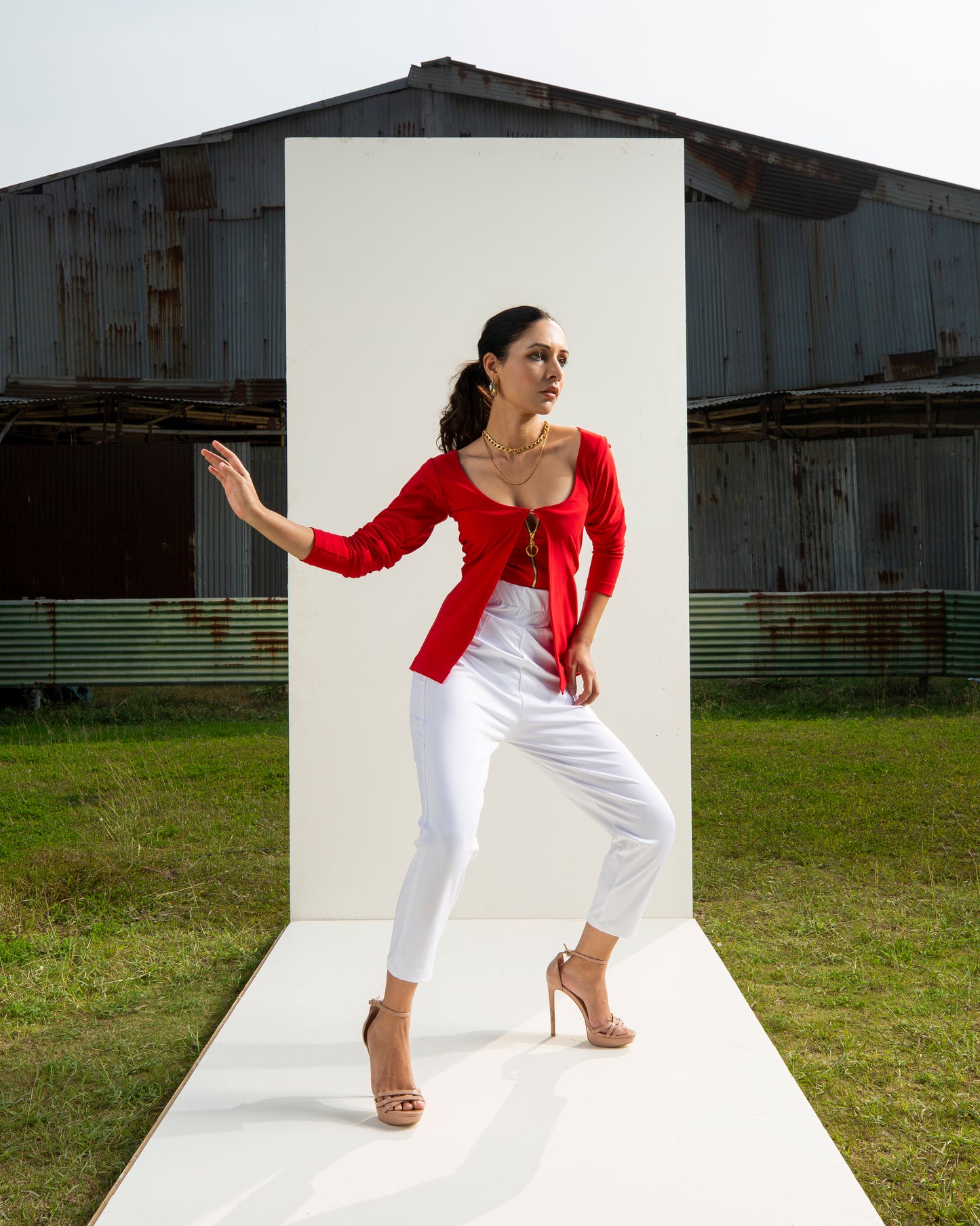 Red Cardigan