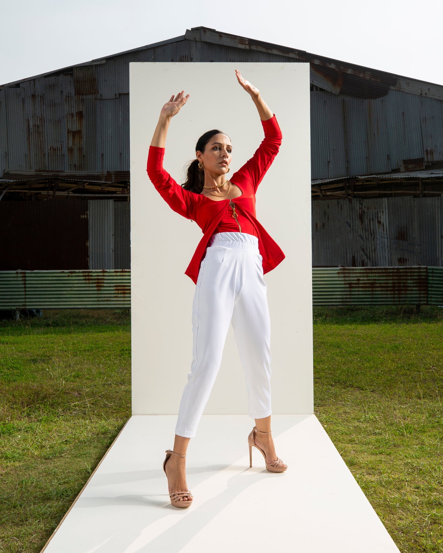 Red Cardigan