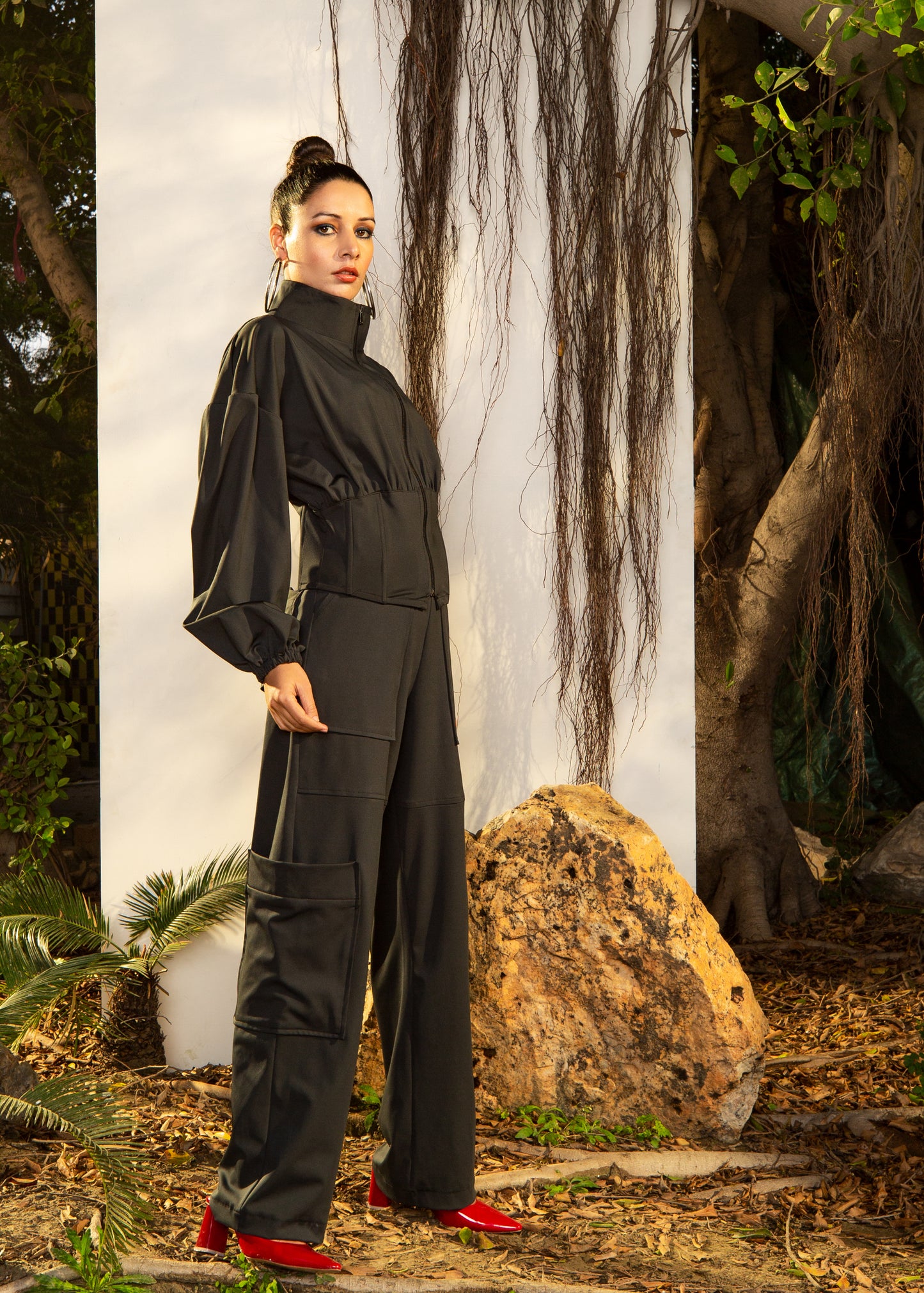 Black Cargo Pants