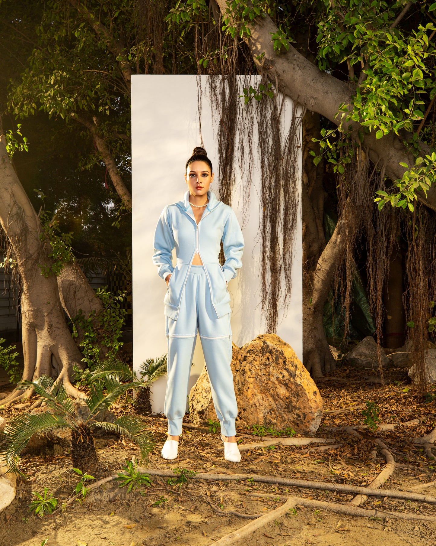 Blue Fleece Tracksuit