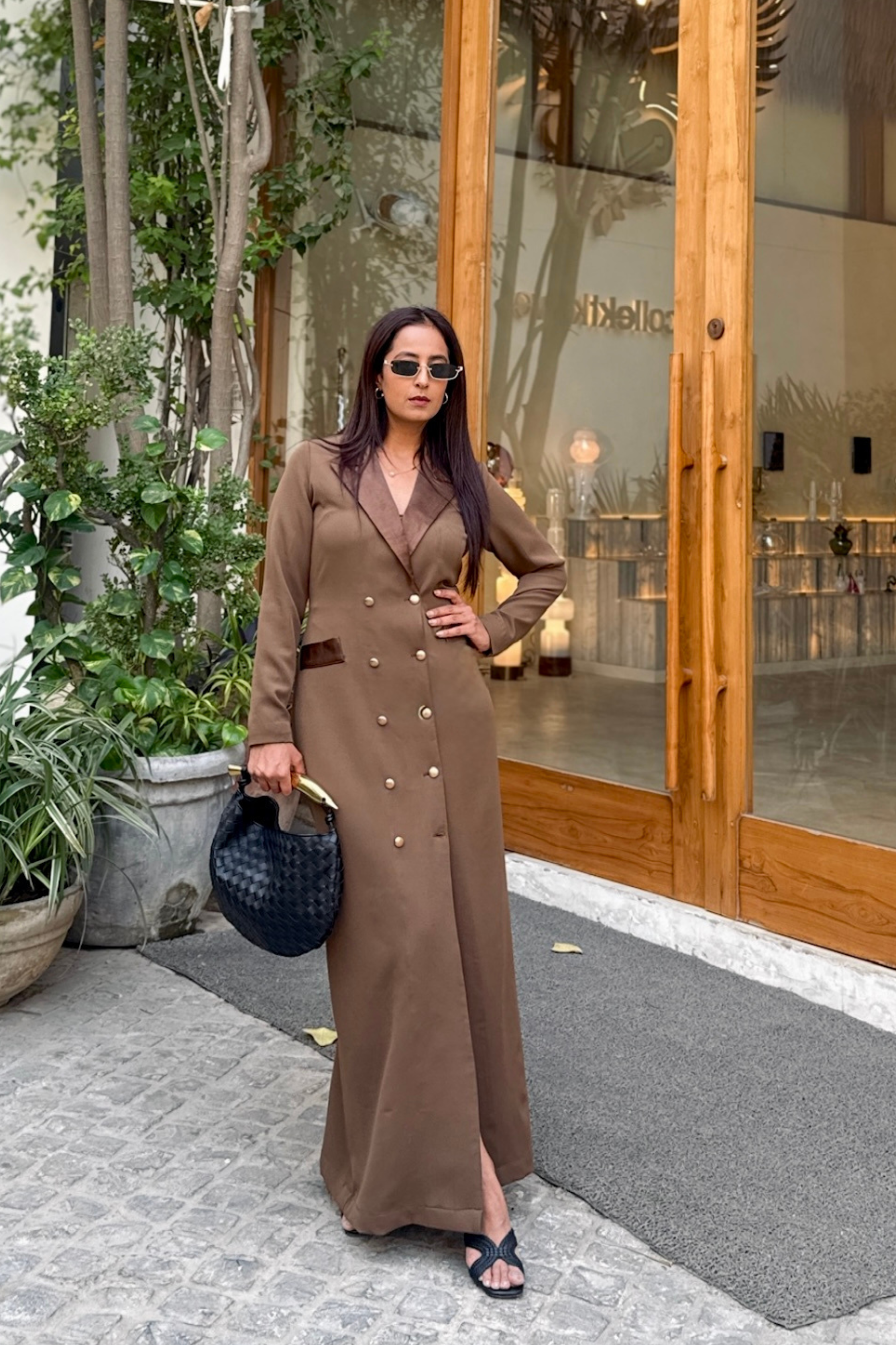 Estelle tuxedo dress