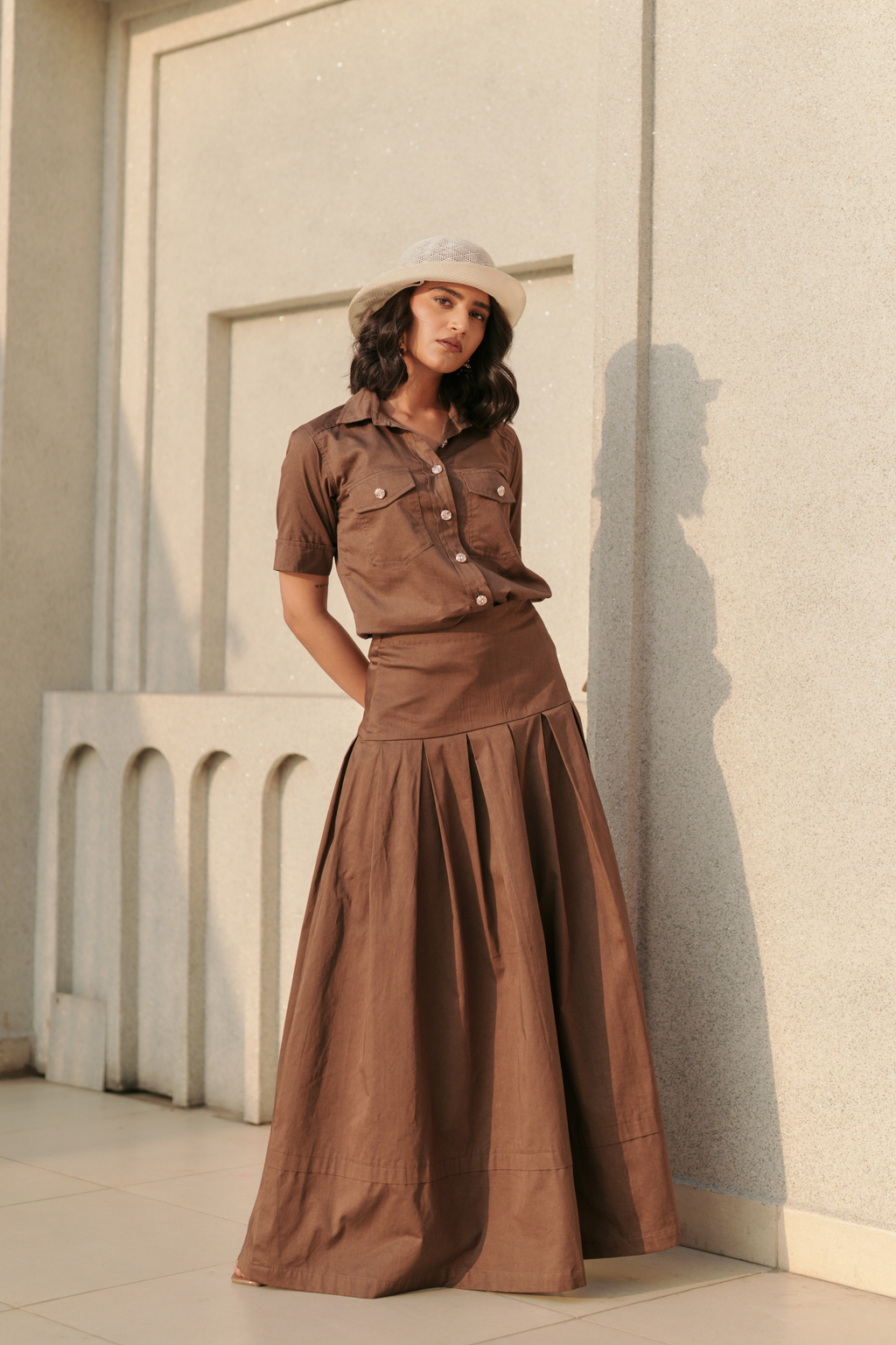 MARIA SHIRT AND SKIRT SET