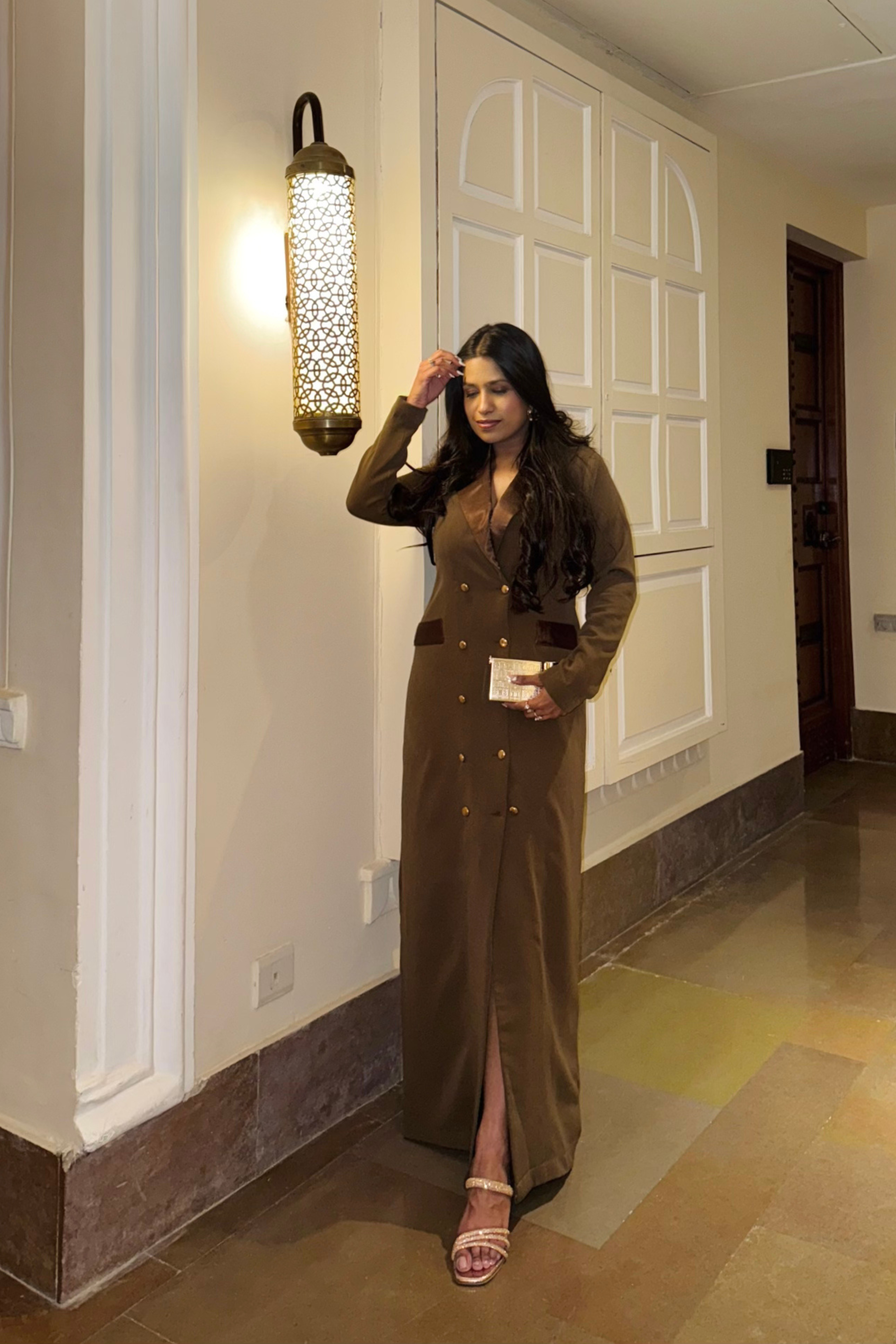 Estelle tuxedo dress