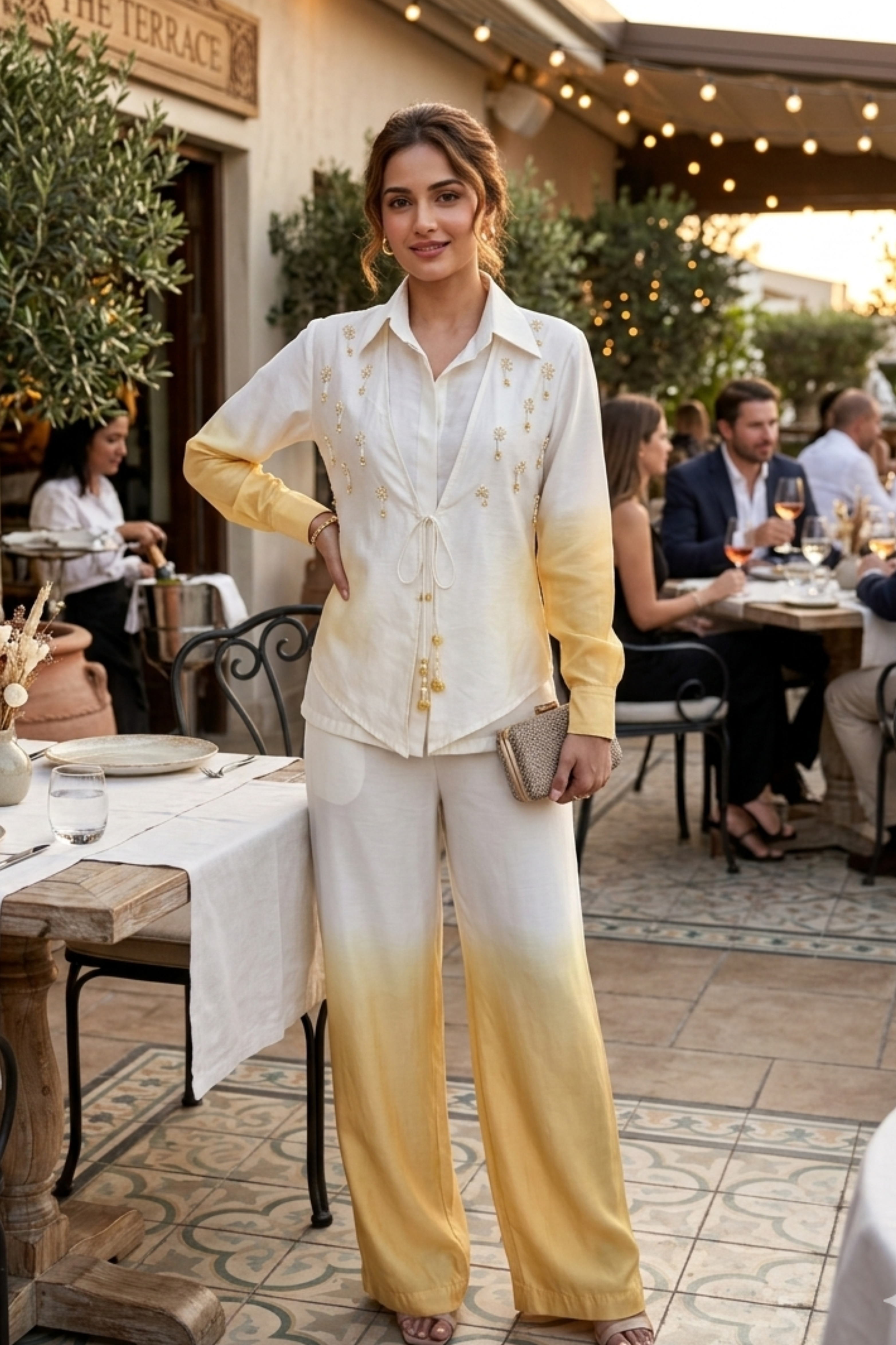 AURA PANTS SET WITH VEST