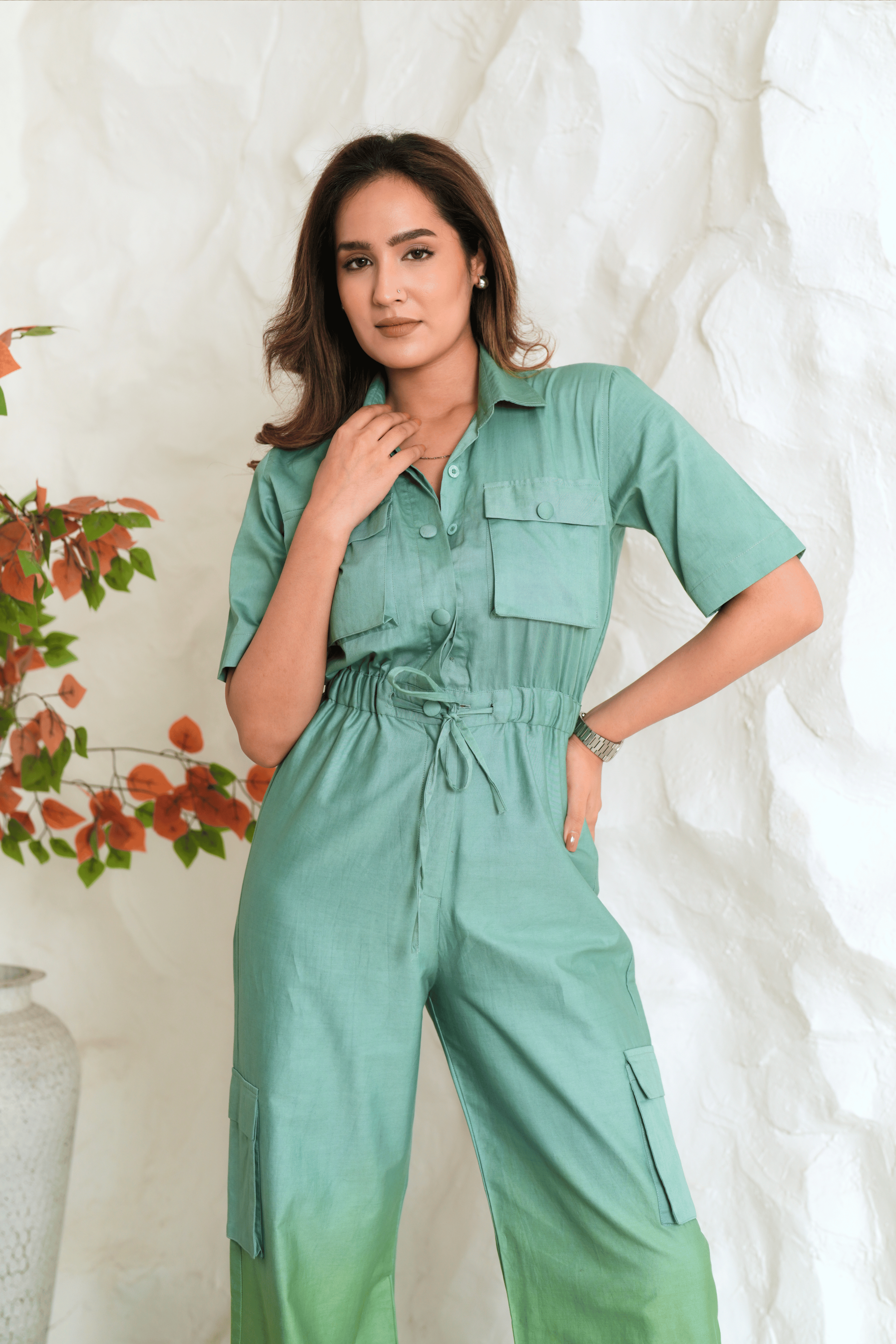 BROOKE CARGO FIT JUMPSUIT