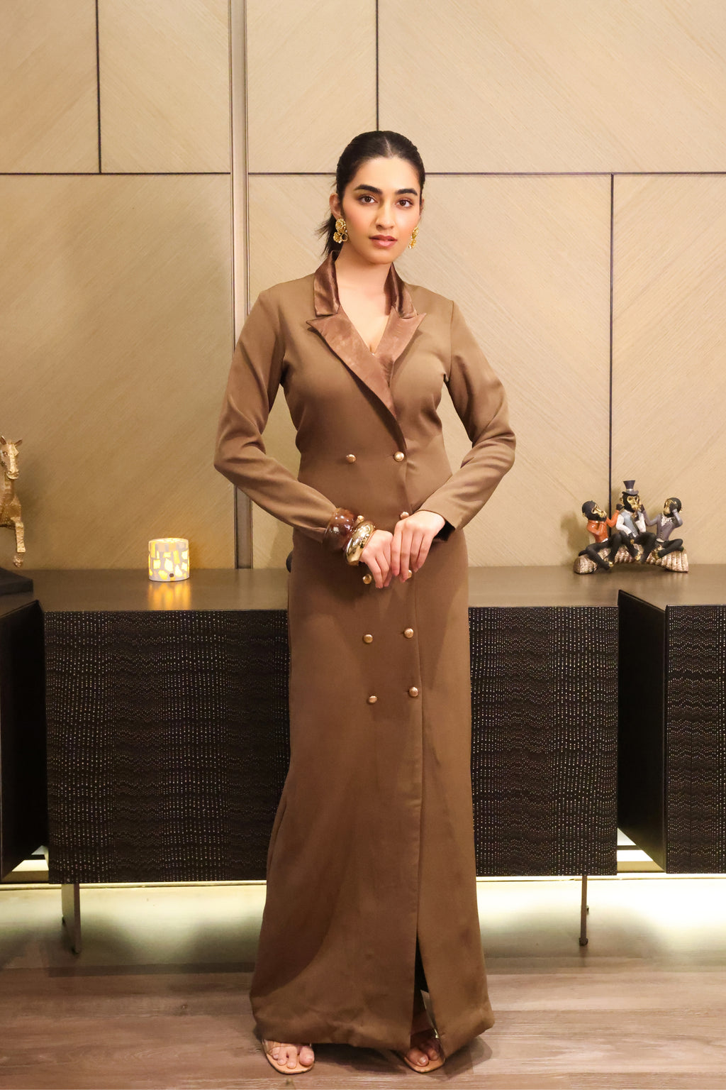 Estelle tuxedo dress