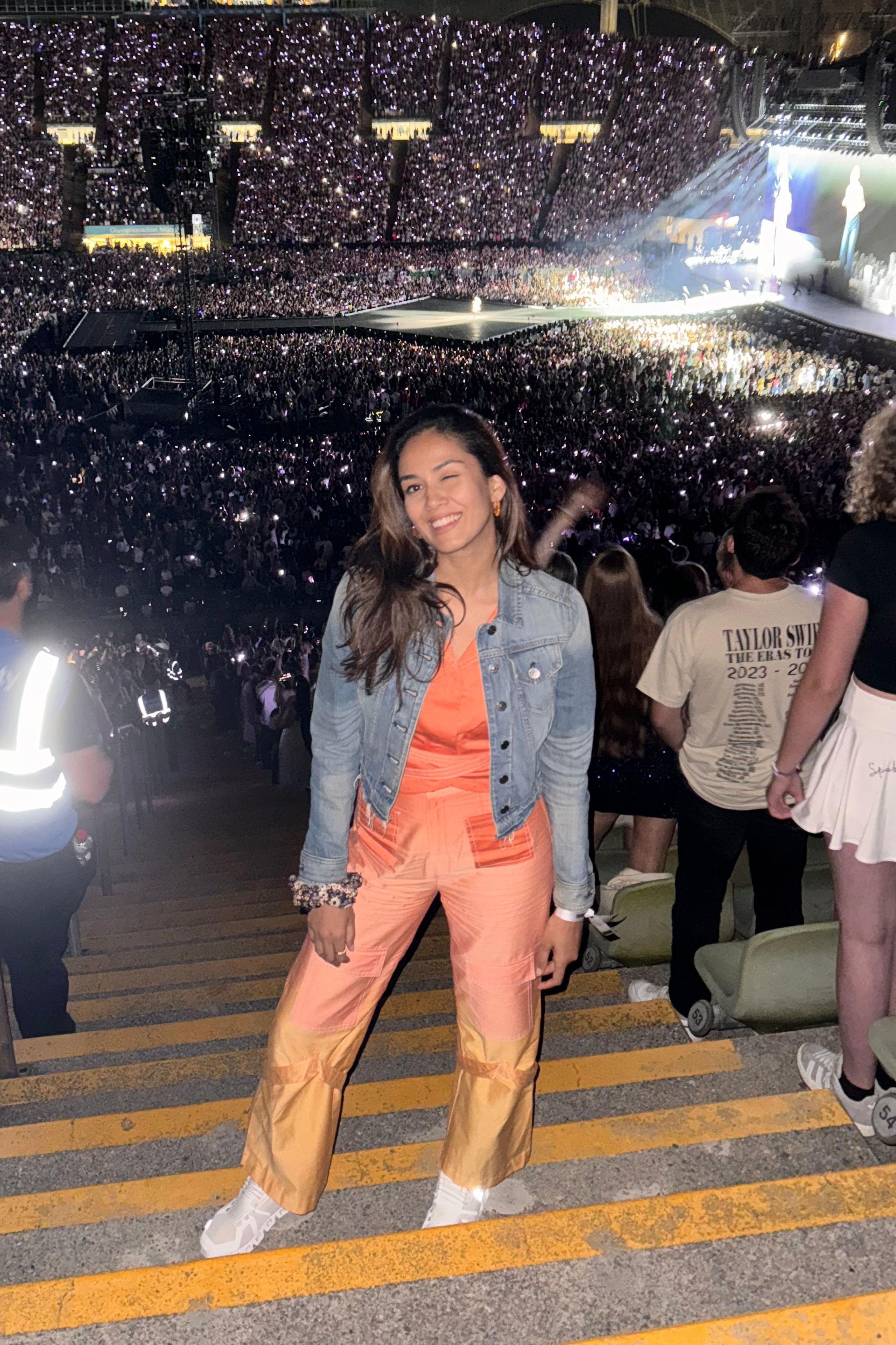 Mira Kapoor in Sunset sorbet set