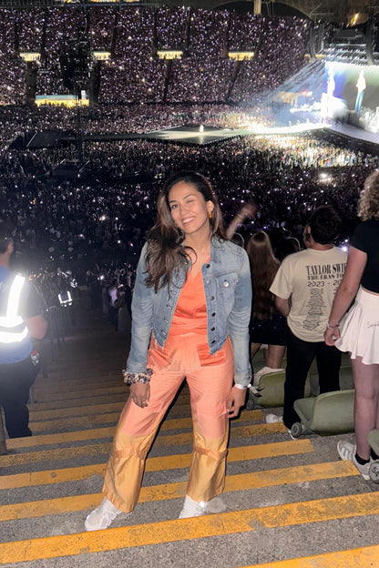 Mira Kapoor in Sunset sorbet set