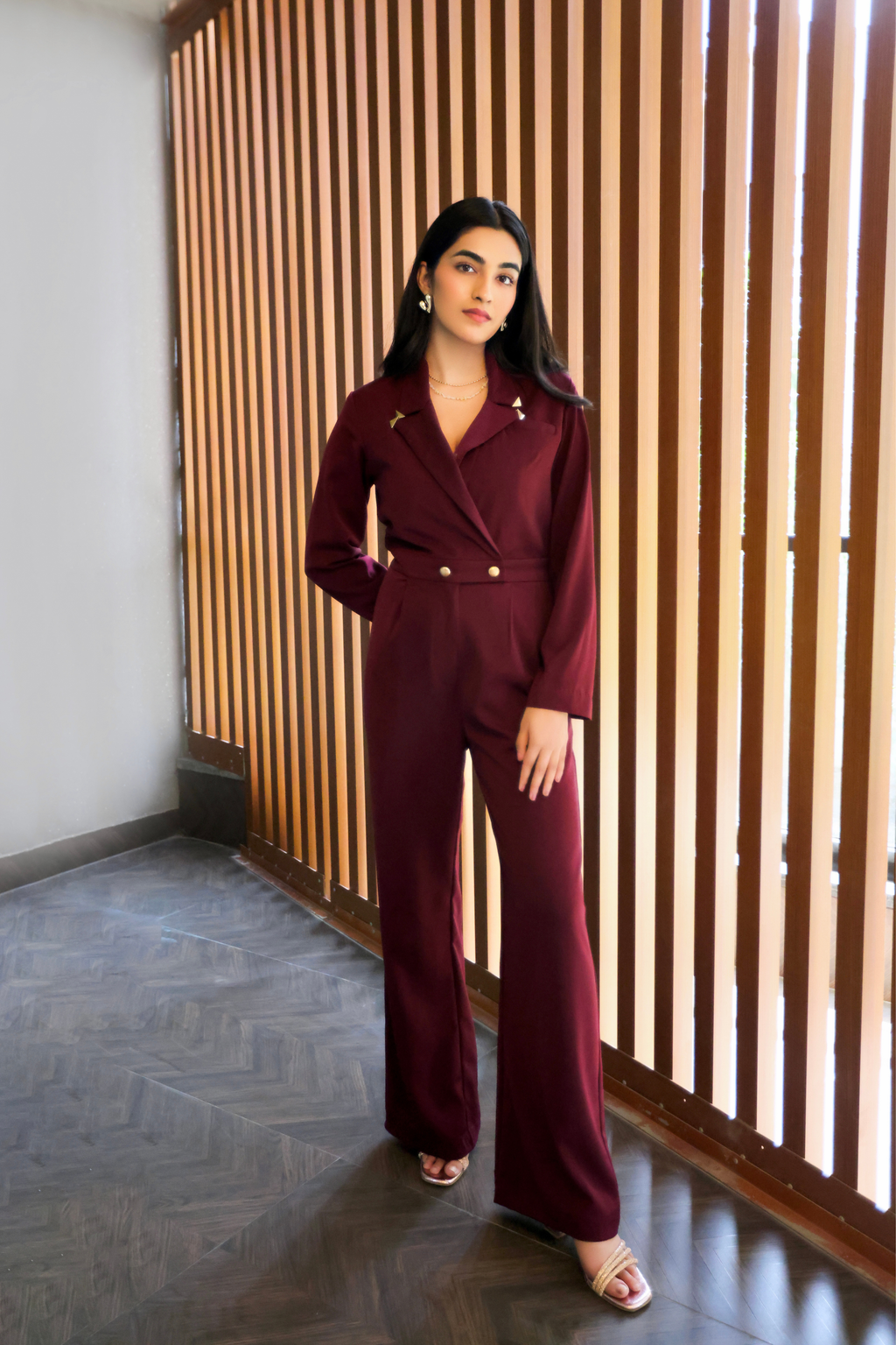 Ivy wine Jumpsuit