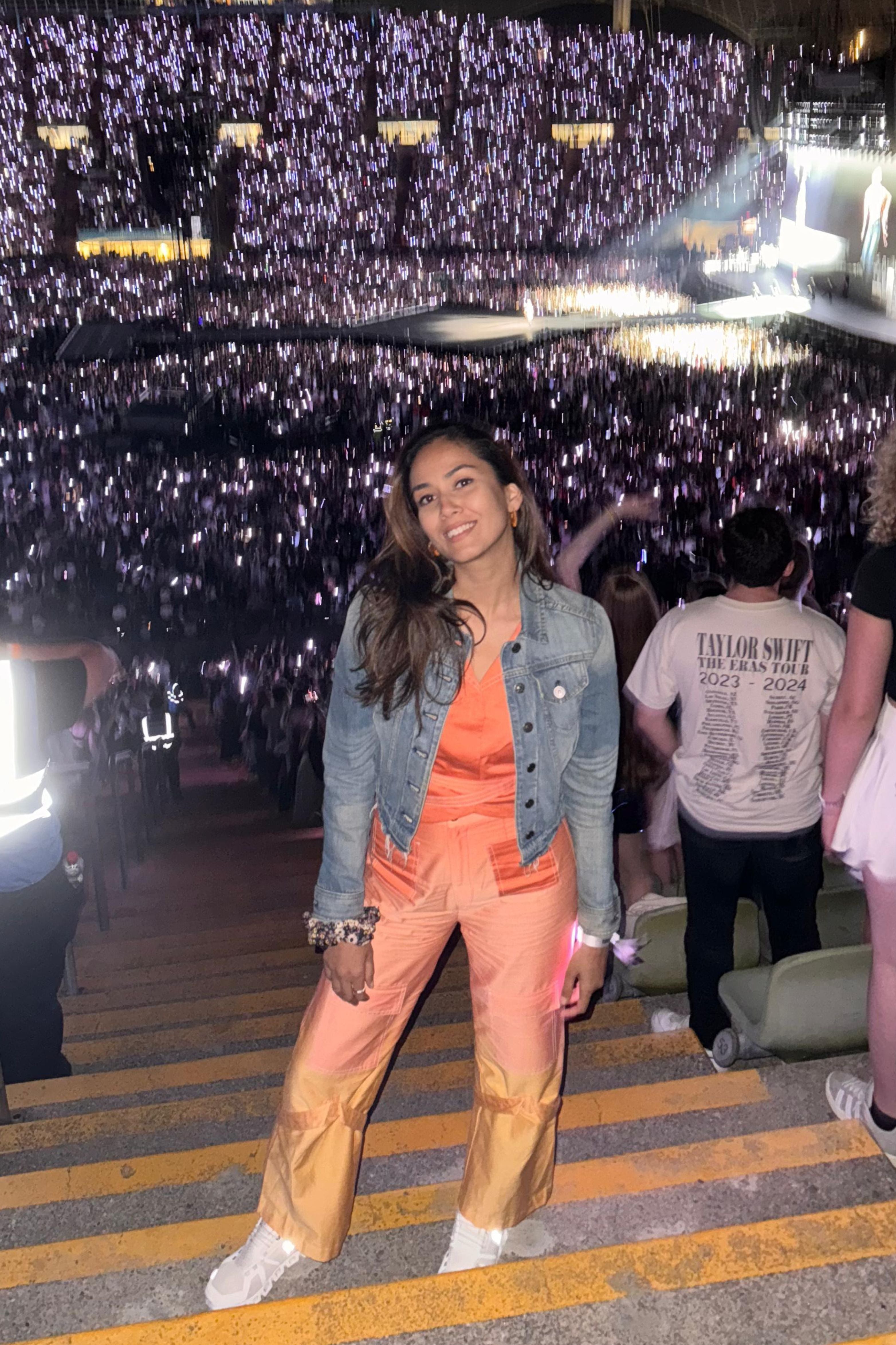 Mira Kapoor in Sunset sorbet set