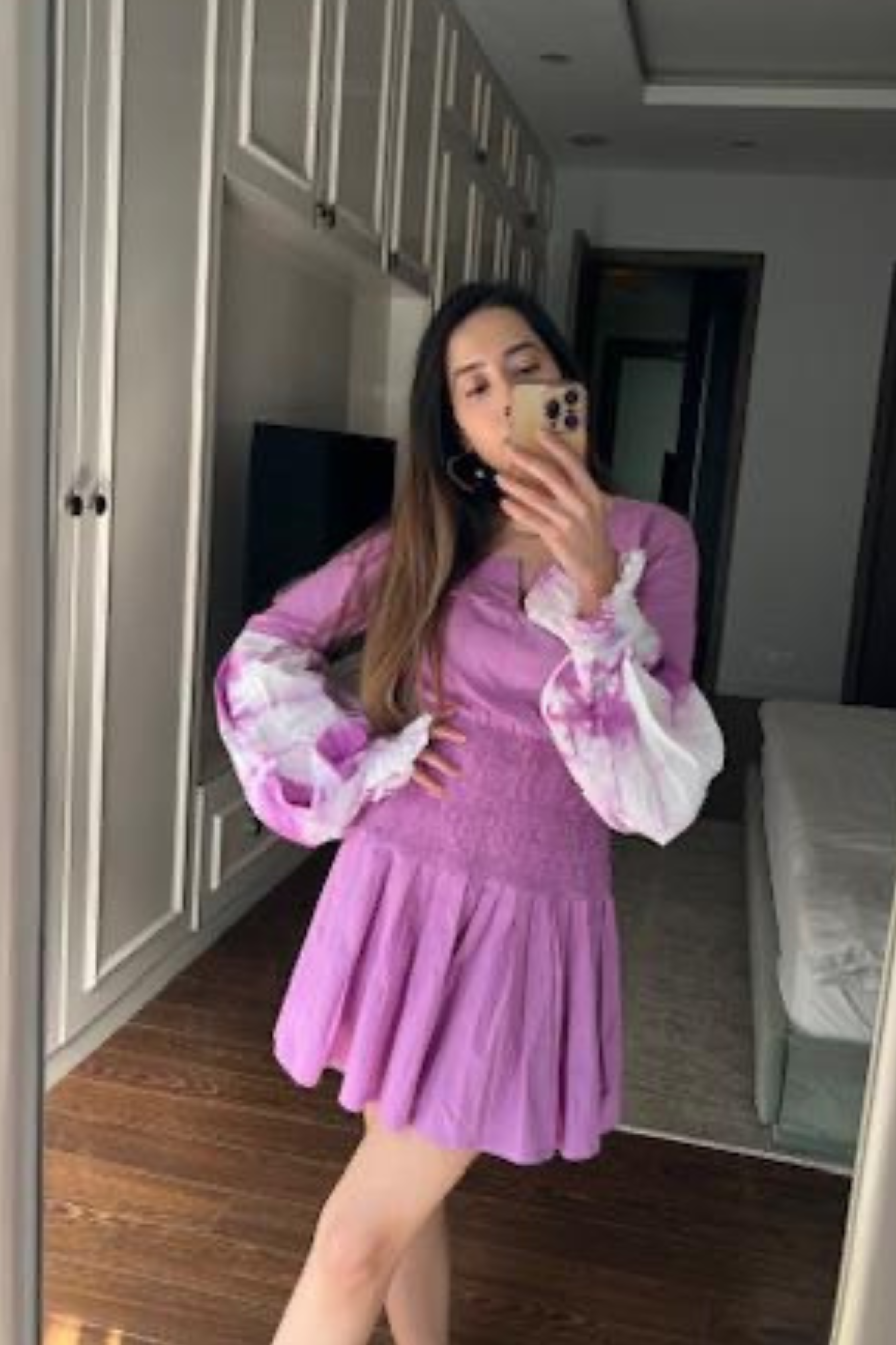 Komal Kapoor Grover in our Dewberry frill dress