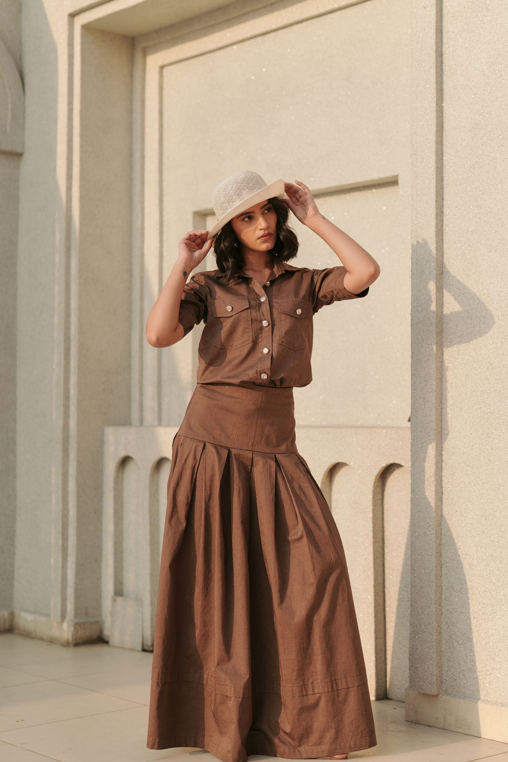 MARIA SHIRT AND SKIRT SET