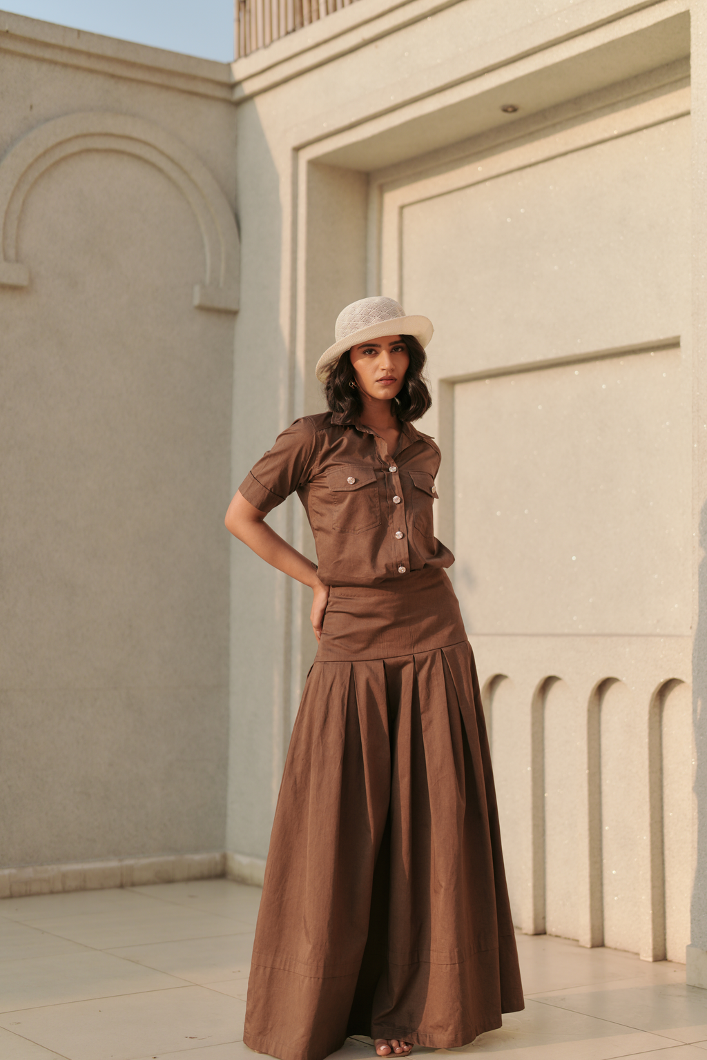 MARIA SHIRT AND SKIRT SET