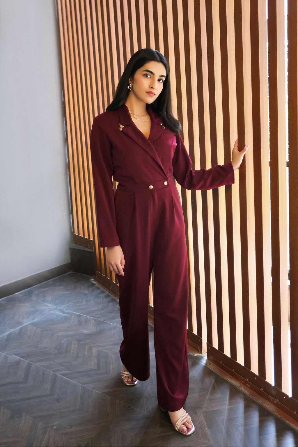 Ivy wine Jumpsuit
