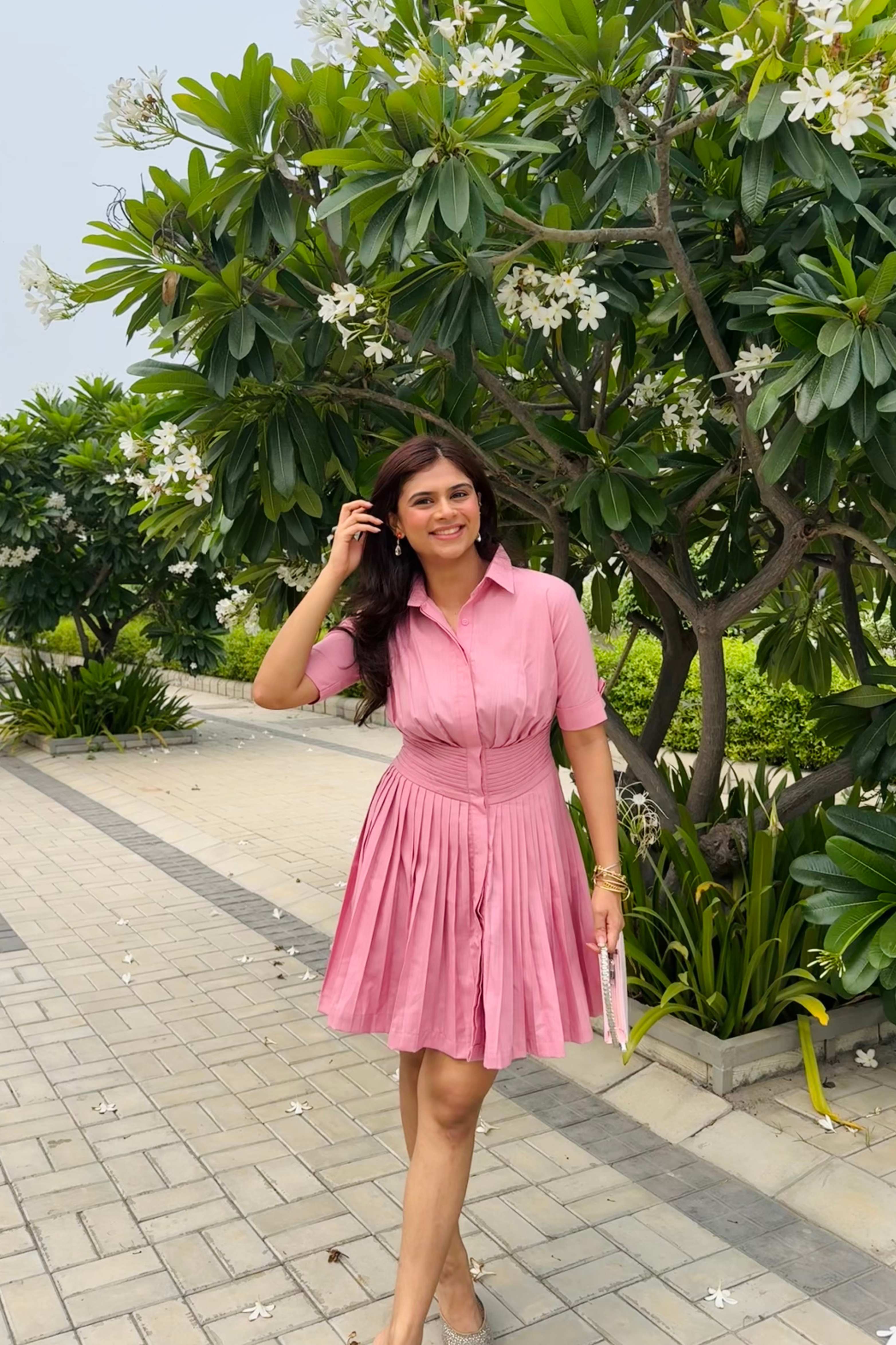 Mahima gava in Blossom dress