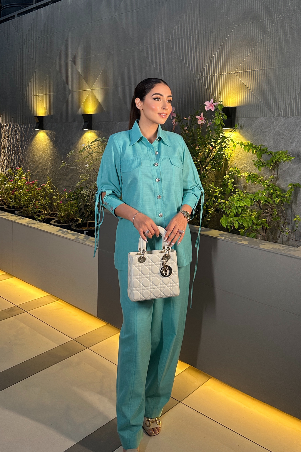 Aashna Vohra in Dalia pants set