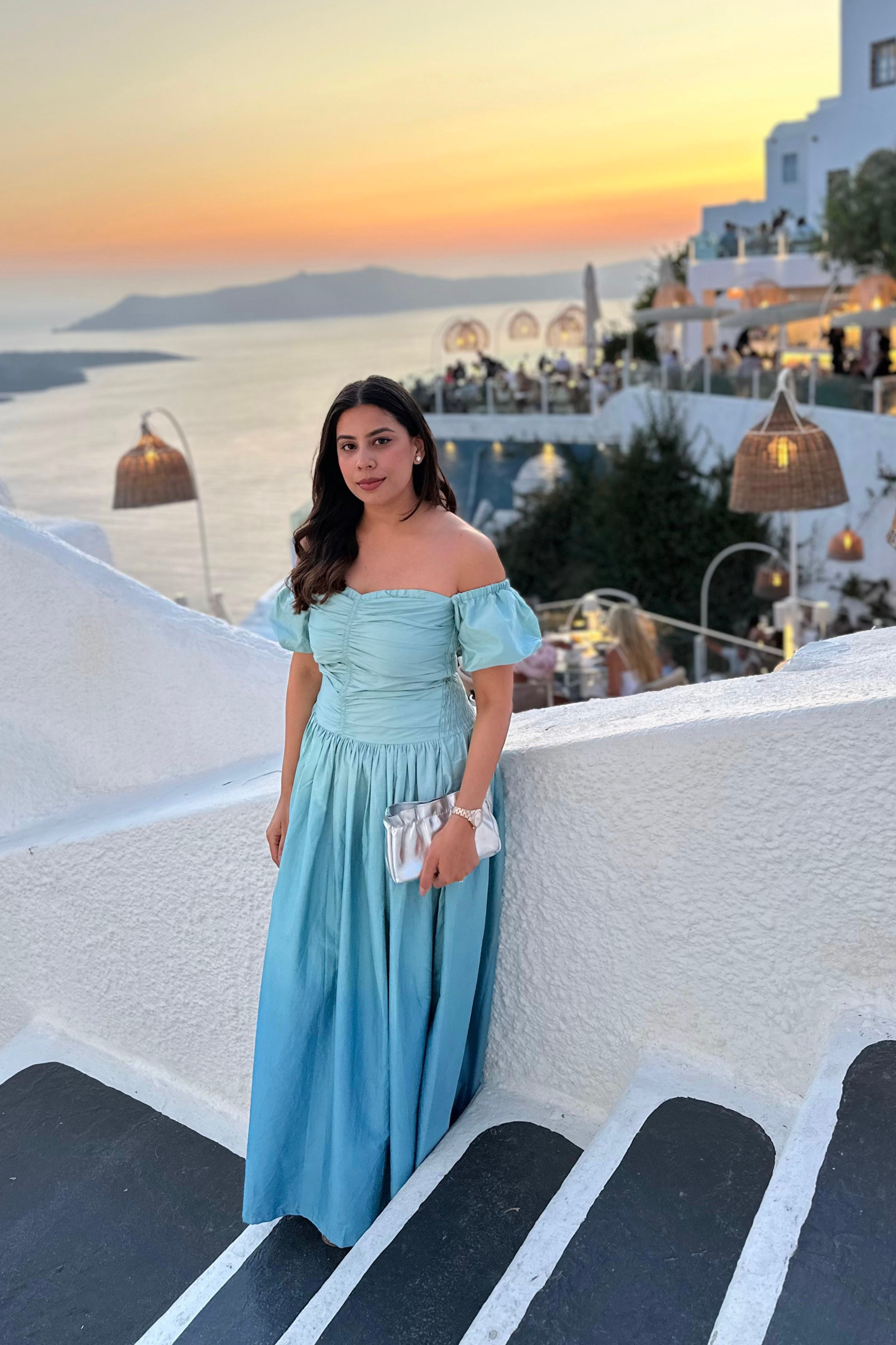 Shefali Tiwari in Kate Bridgerton dress