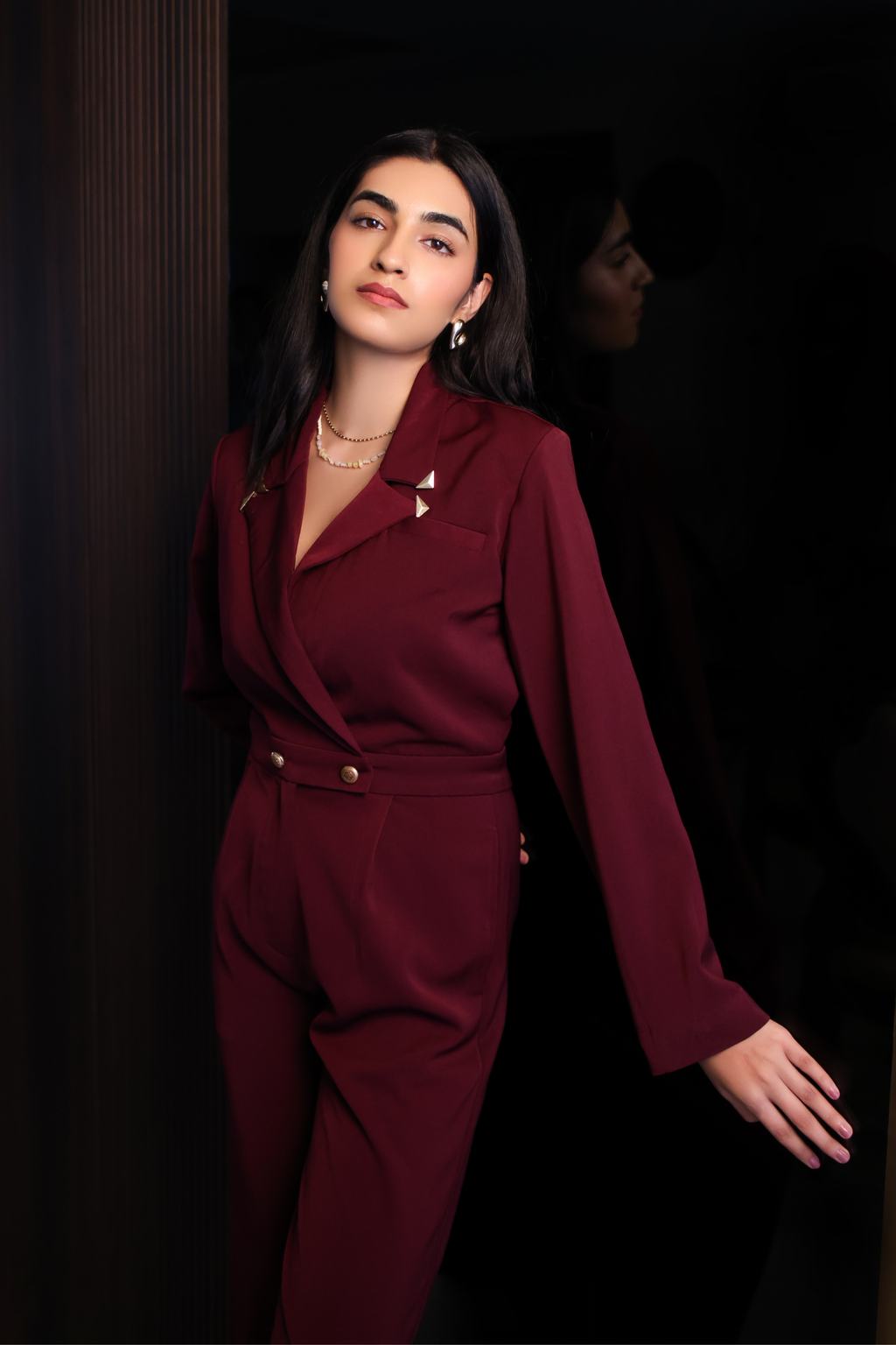 Ivy wine Jumpsuit