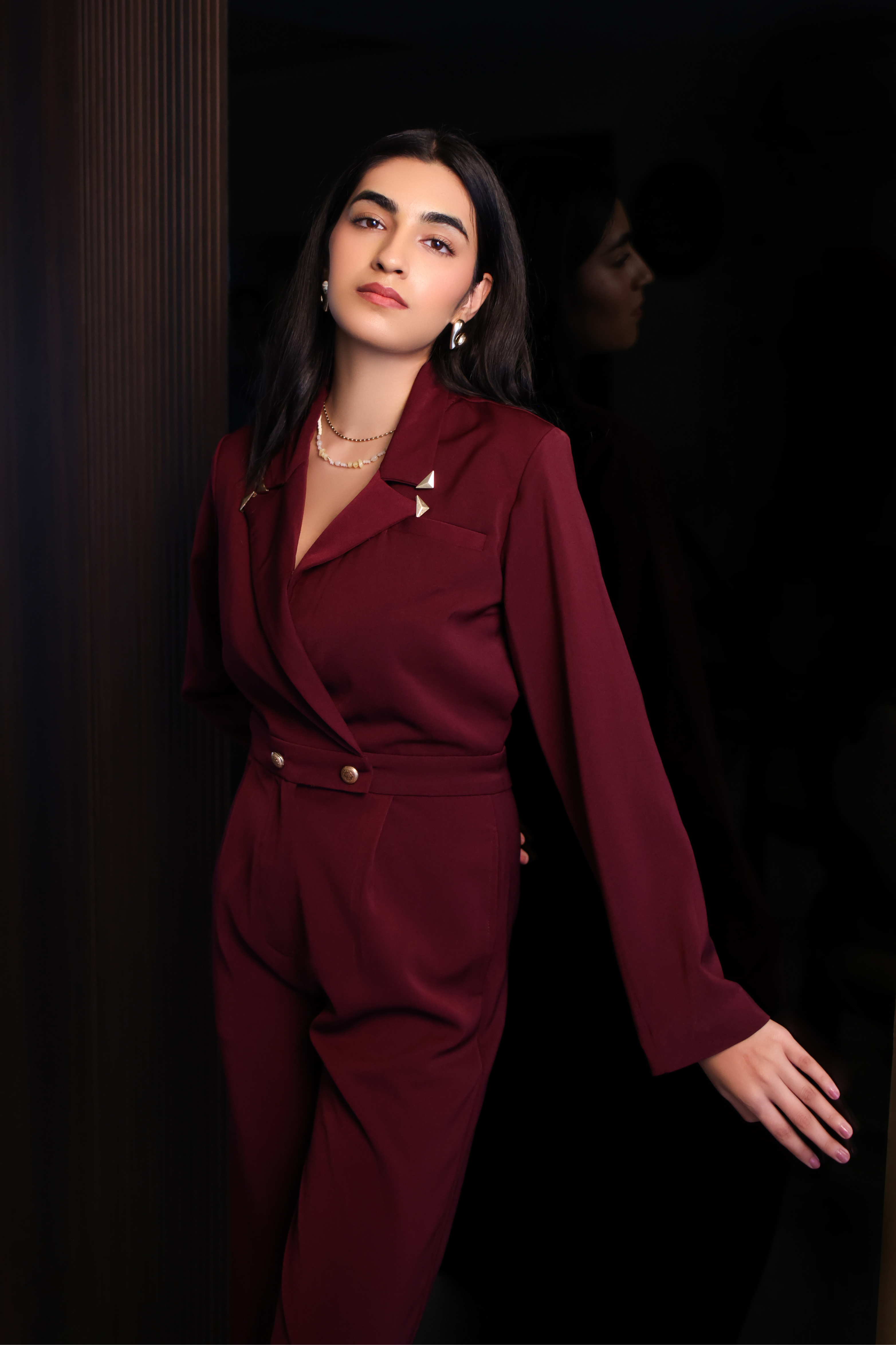 Ivy wine Jumpsuit