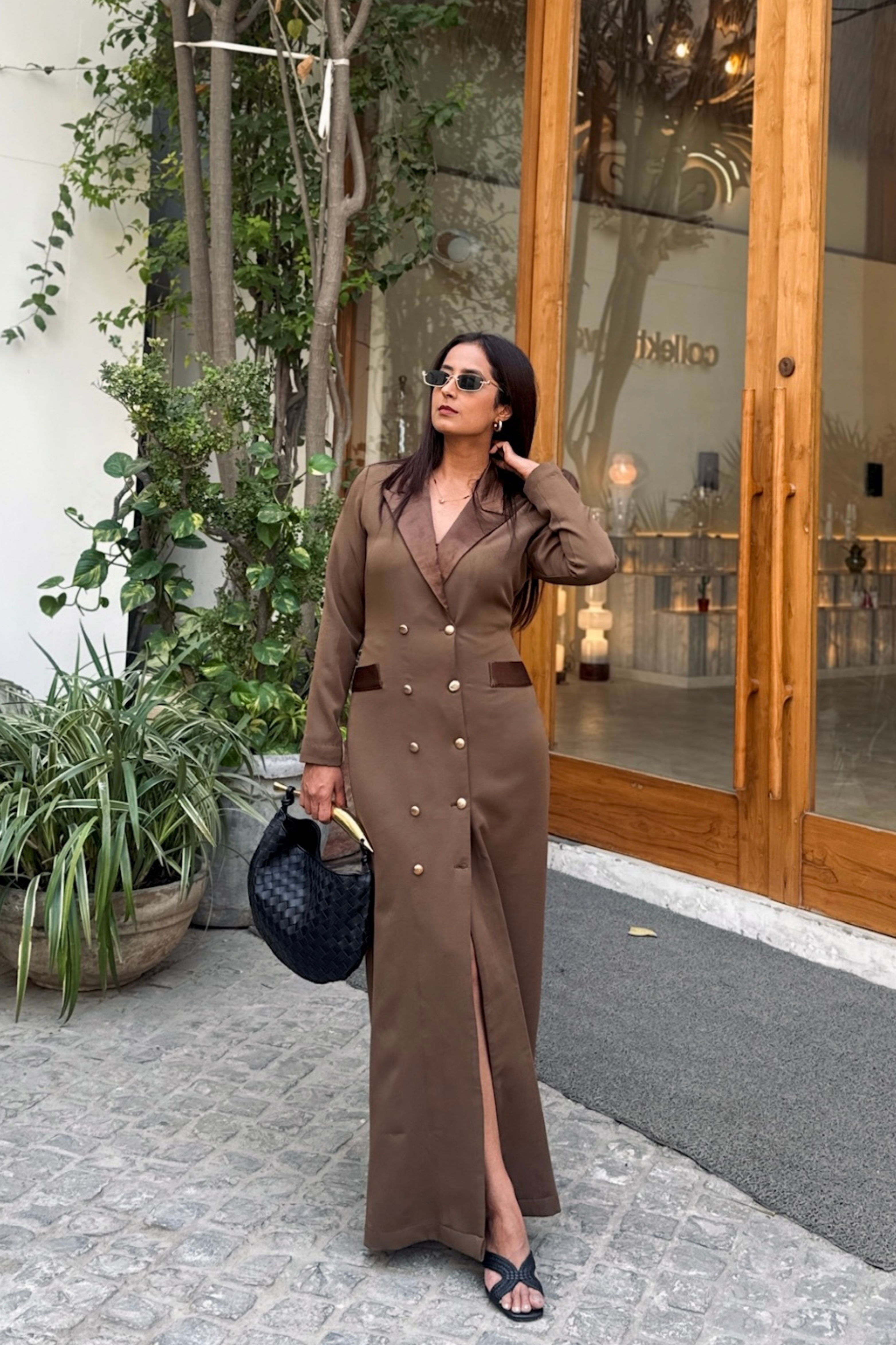 Estelle tuxedo dress