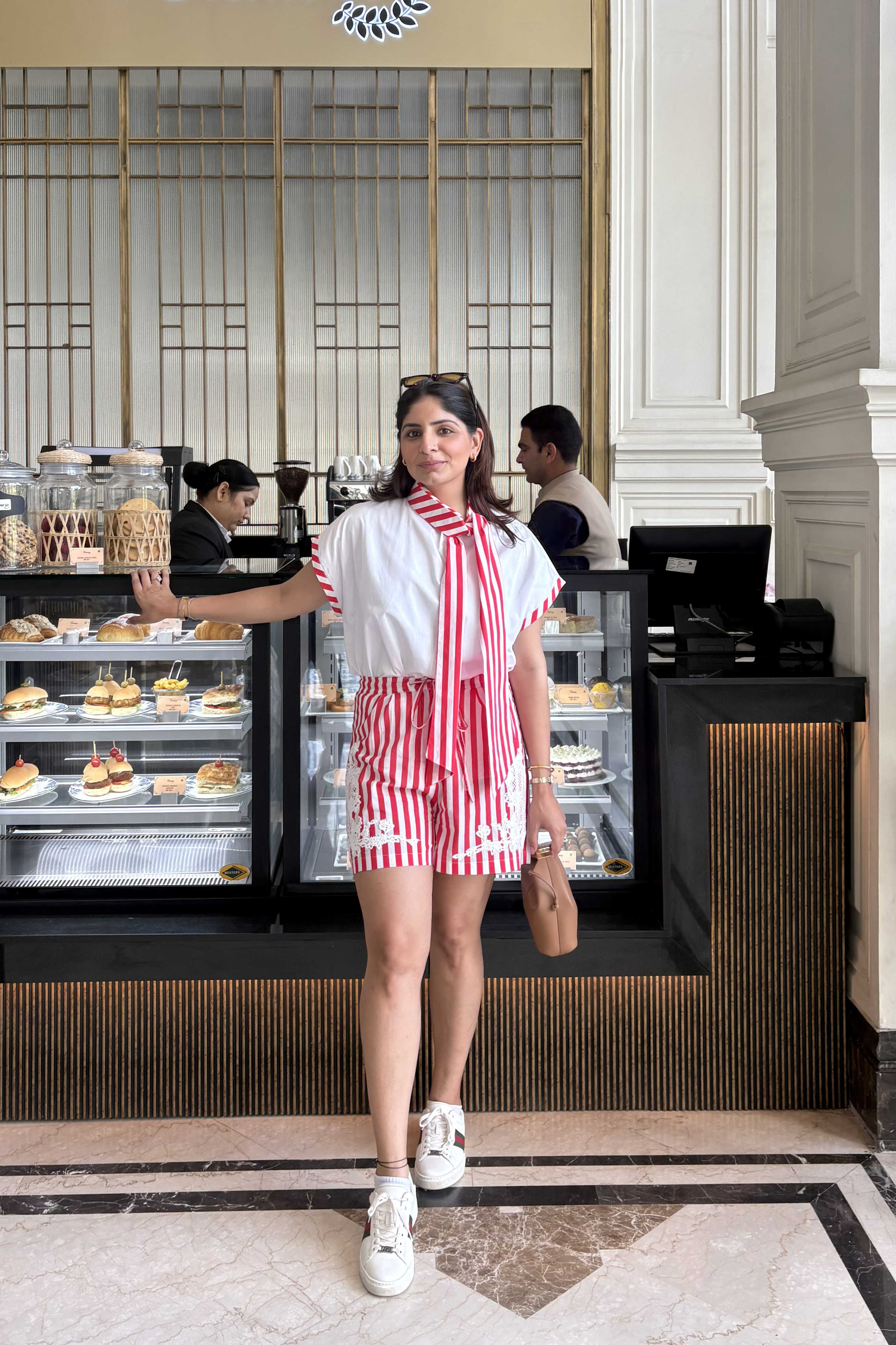RED RIVIERA : Shorts set