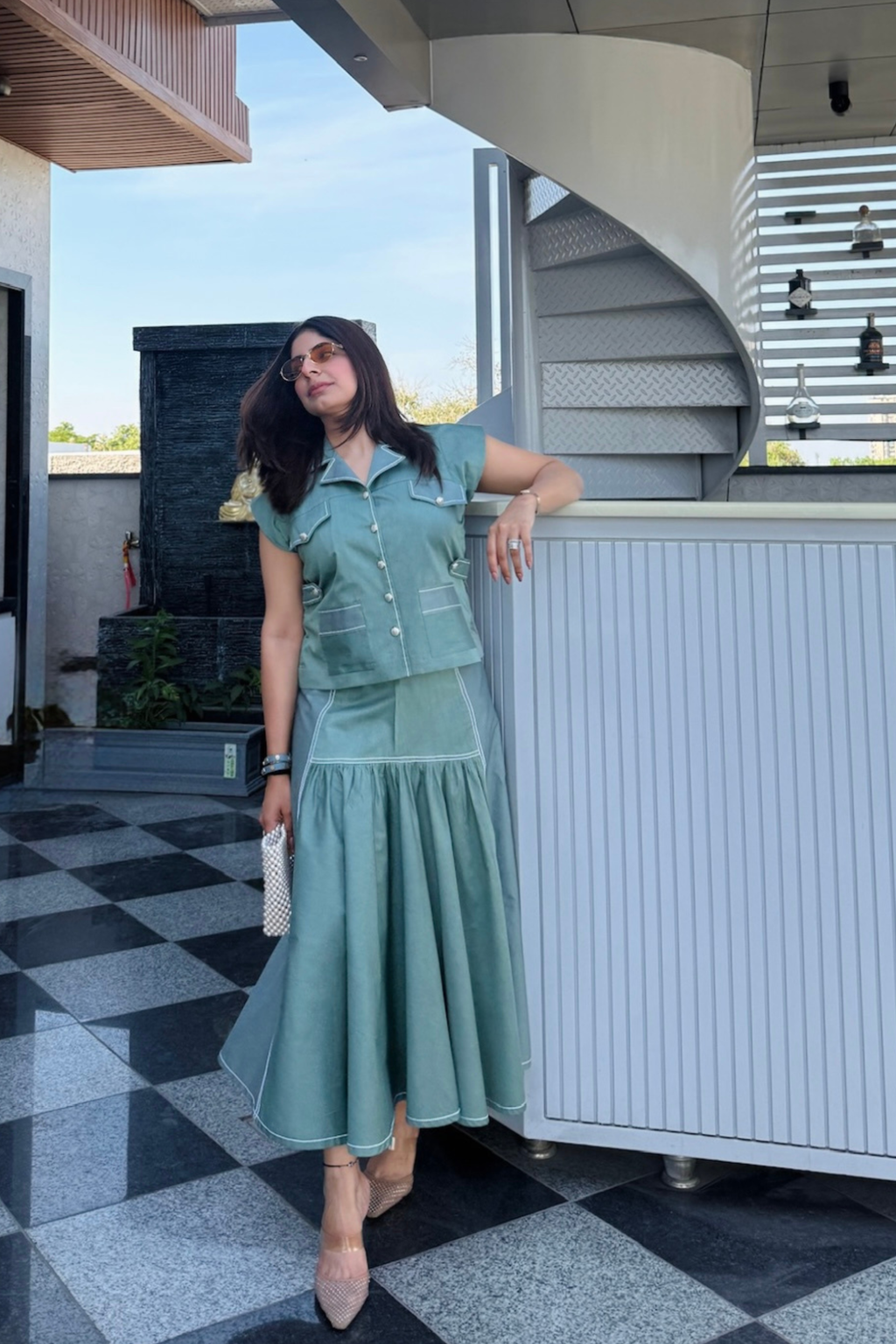 OLIVIA A-LINE SKIRT SET