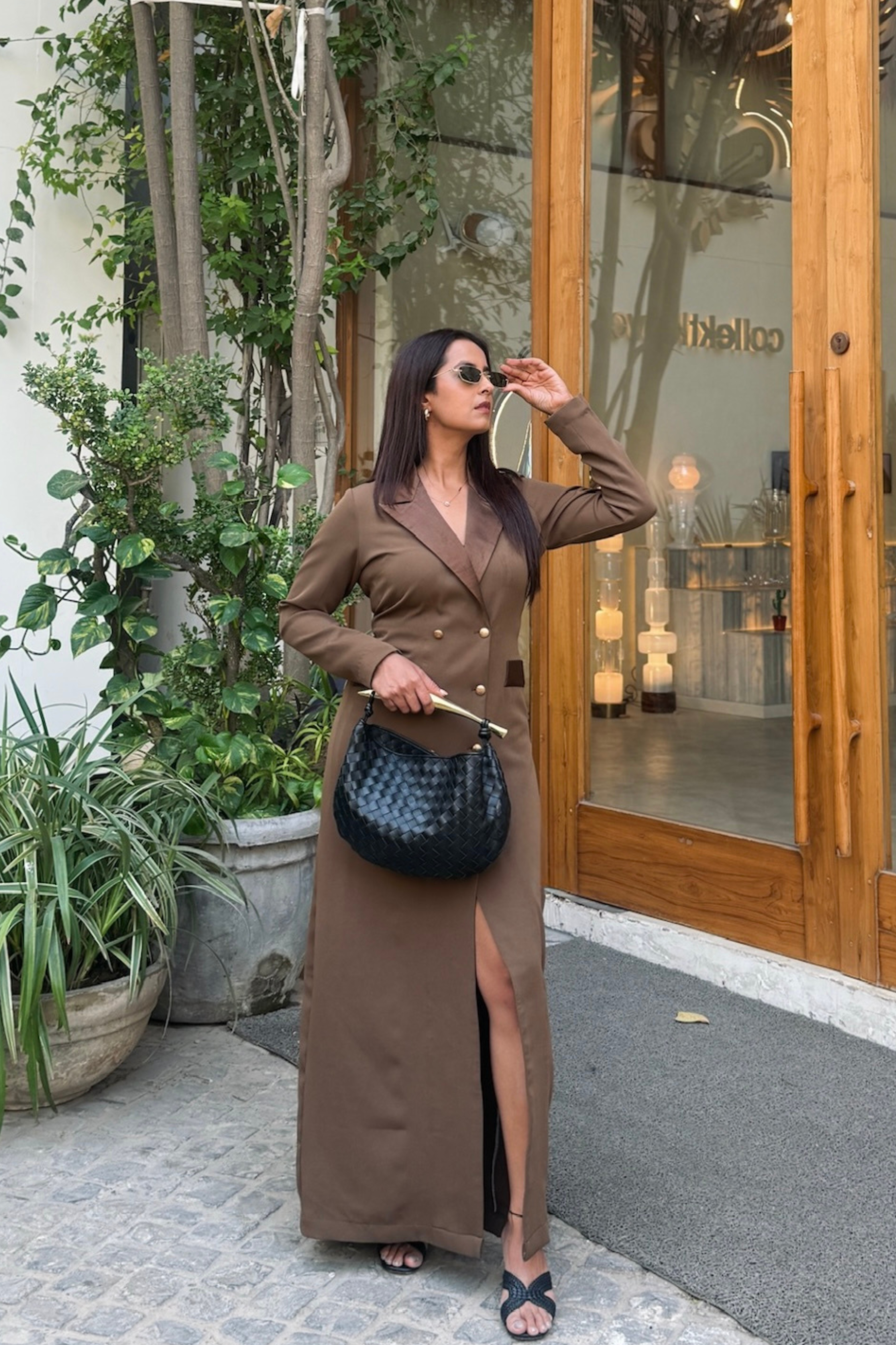 Estelle tuxedo dress