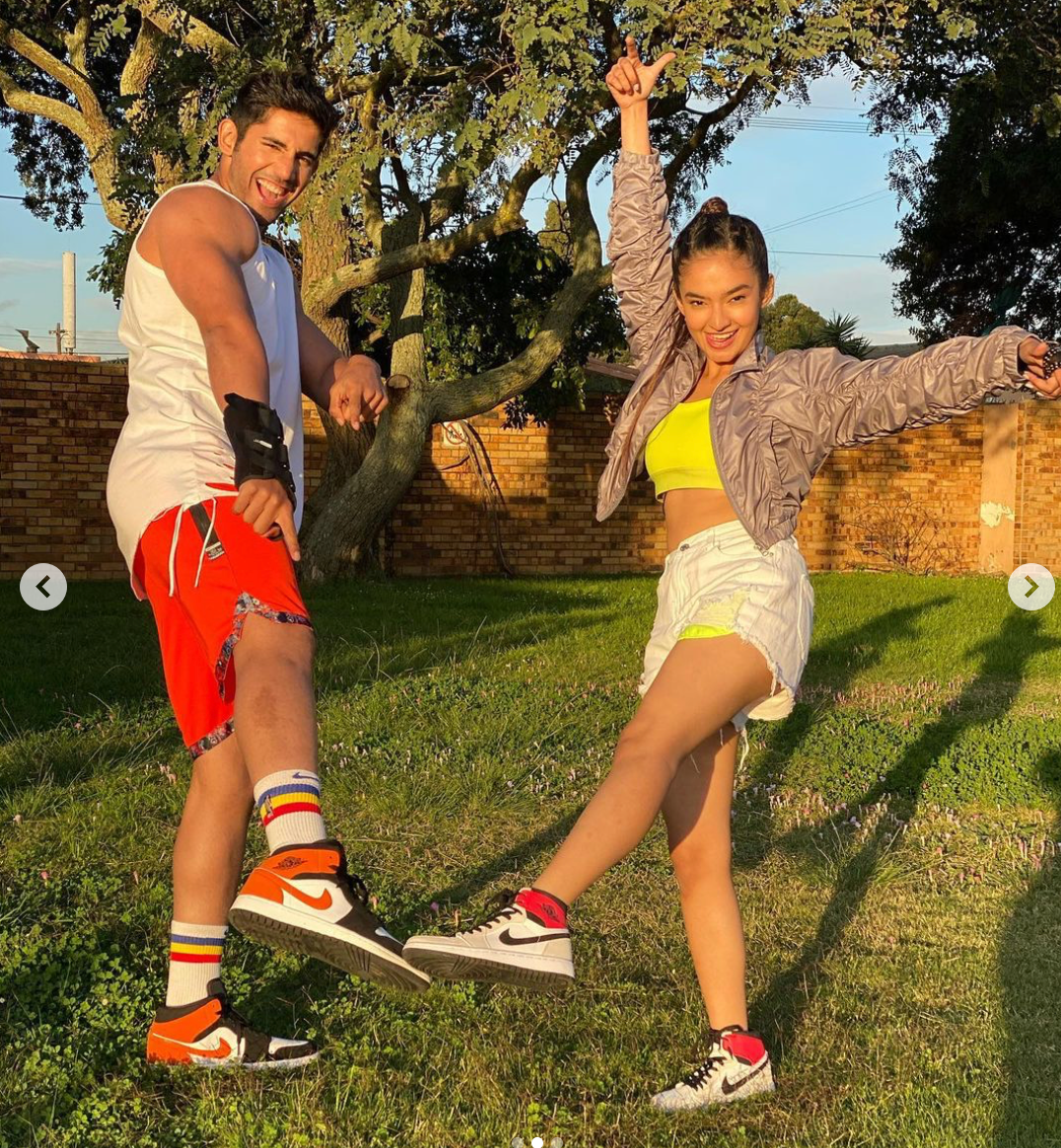 ANUSHKA SEN : In our Silver Wrinkled Jacket