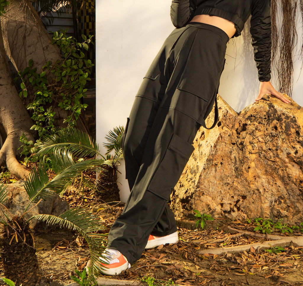 Black Cargo Pants