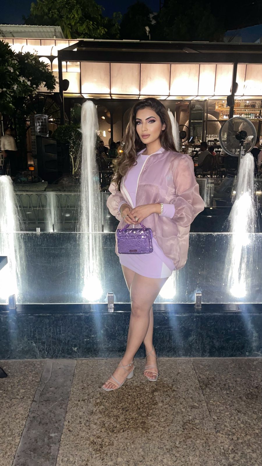 Lavender Dress with Jacket