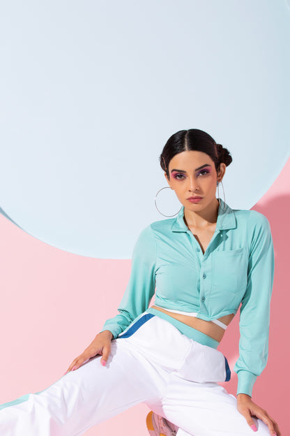 Pool blue Shirt